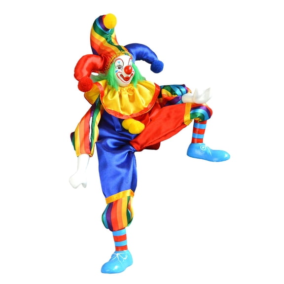 Muñeca única de , recuerdos de muñeca Arlequín, figuras artesanales novedosas, adorno de juguete para el hogar, Festival, Halloween