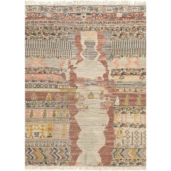 nuLOOM Hermina Flatweave Tribal Jute Area Rug, 8' 6" x 11' 6", Multi