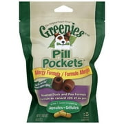 Greenies Canine Pill Pockets Duck and Pea, Capsule, 6.6 oz Pouch