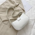 thumbnail image 1 of Bolsa de hombro para mujer con grafiti a la moda, de mano de calle PU para mujer (blanco) Likrtyny Para Estrenar, 1 of 9