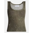 thumbnail image 4 of No Boundaries Sequin Sweater Tank Top, Women's and Women's Plus XXS-4X, 4 of 4