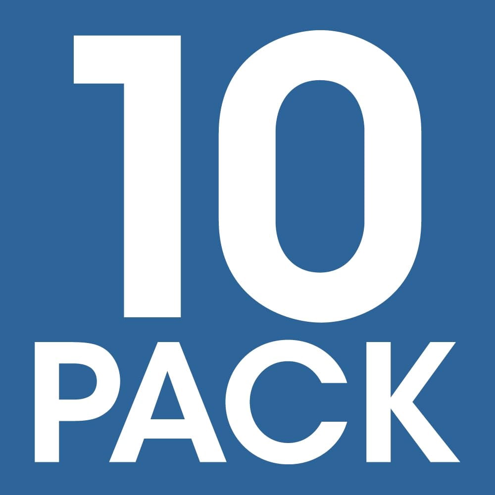 Cmple - 10 Pack Cat5e Ethernet Cable 7ft Computer Router Cables with RJ45 Connectors 1Gbps Ethernet Patch Cord 350Mhz Lan Wire - Blue