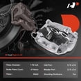 thumbnail image 2 of A-Premium Disc Brake Caliper Assembly Without Bracket Compatible with Ford Thunderbird Galaxie Custom 500 Lincoln Continental Mercury Front Driver and Passenger Side 2-PC Set, 2 of 9