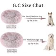 thumbnail image 4 of Calming Donut Fluffy Dog Bed Large Medium Small. Washable Anxiety Soft Plush, 4 of 4