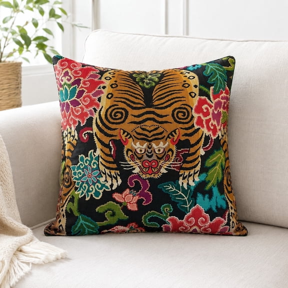 Pillow Cover with 1-Side Print, Decorative Throw Pillow Cover, Custom Print Fabric, 18 x 18 in / 20 x 20 in / 24 x 24 in