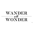 thumbnail image 2 of Louise, Gigi 14x8 Black Ornate Wood Framed with Double Matting Museum Art Print Titled - Wander Wonder, 2 of 4