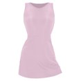 thumbnail image 3 of Miluxas Tennis Dress for Women Workout Dress with Shorts Athletic Dress for Exercise Golf Dresses Purple S, 3 of 5