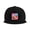 Black, variant on Snapback Hat Hamburger Fries Cola Flat Brim Adjustable Baseball Cap for Men Women Trucker Hat Navy Blue