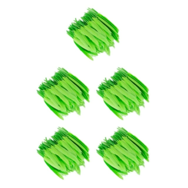 Maytalsory 100x DIY Boho Style Wild And Colorfast Feathers For Crafts Tear-resistant Green 5Set