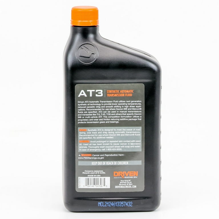 Driven AT3 Automatic Transmission Fluid - 1 Qt Driven AT3 Automatic Transmission Fluid - 1 Qt