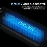 Electric Scooters for Adults, 650W Motor, Up to 21 MPH, Folding E Scooter with Side Lights