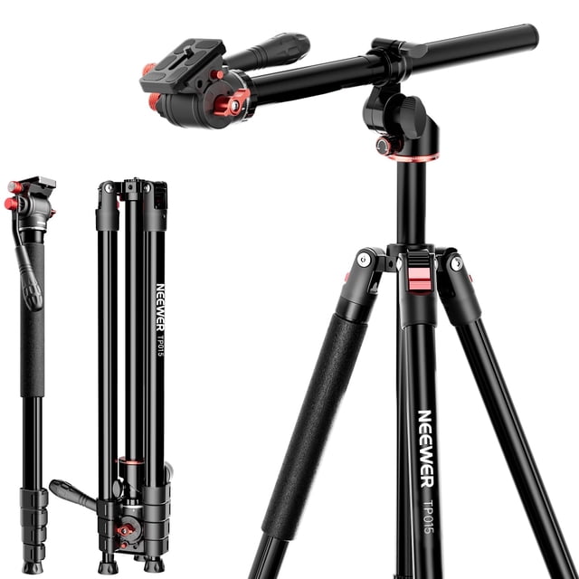 Trípode Neewer TP015 de metal para DSLR, 192 cm, carga máxima 8 kg