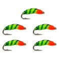 thumbnail image 3 of Splihome Ensemble de 5 Leurres de Pêche à la Mouche Réalistes 12, 3 of 6