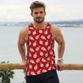thumbnail image 6 of Picia Gnomes Holding Hearts Printed Men’s Performance Tank, Men's Workout Tank Top Moisture-Wicking Tank Top Muscle tee, Breathable Workout Shirt-XX-Large, 6 of 7
