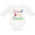 thumbnail image 3 of Inktastic I Love My Abuela Boys or Girls Long Sleeve Baby Bodysuit, 3 of 5