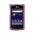 thumbnail image 2 of DreamWireless FDLGMS695PPLE LG Optimus M Plus Ms695 Full Diamond Case, Purple Leopard, 2 of 2