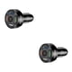 thumbnail image 3 of Sidaley de coche de plástico portátil extraíble 12-24V 4 puertos USB antideslizante carga rápida elegante teléfono móvil enchufe Negro 2piezas, 3 of 6