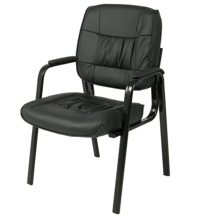 Best Choice Products Padded Leather Reception Office Side Chair (Best Office Reception Areas)