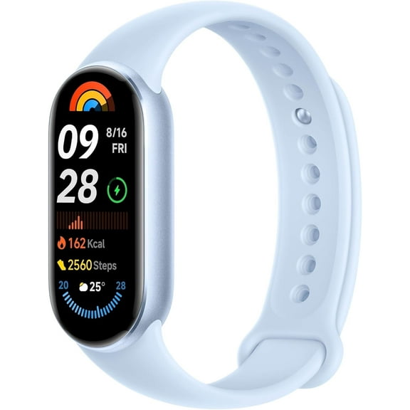 Xiaomi Smart Band 9 Bluetooth Smartband 1.62" AMOLED Display, 21-Day Battery Life, 5ATM -Arctic Blue