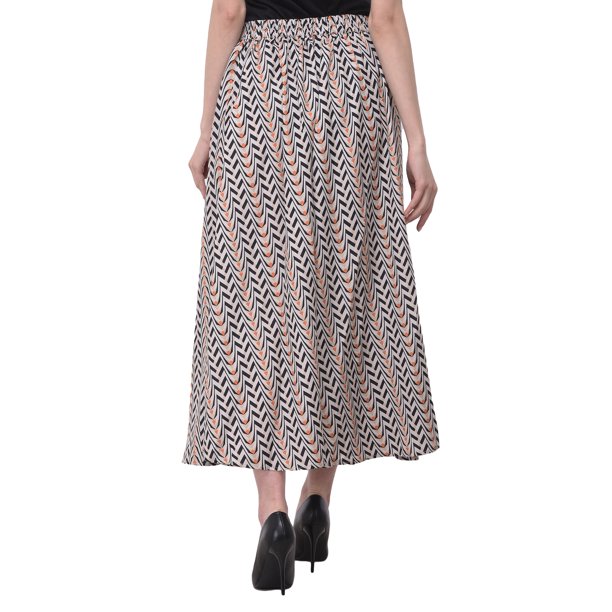 Women Skirts Printed A- Line Midi for Ladies Knee Length Skirts Comfortable Casual Wear Online - Walmart.com