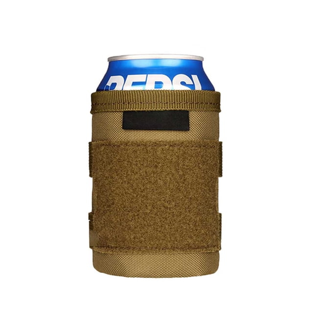 Greeniant Bolsa para botella al aire libre, latas, manga de cerveza, decoraciones para Bar KTV, bolsa para beber para acampar al aire libre, caza, bebida Escalada Marrón Greeniant OD024234-02