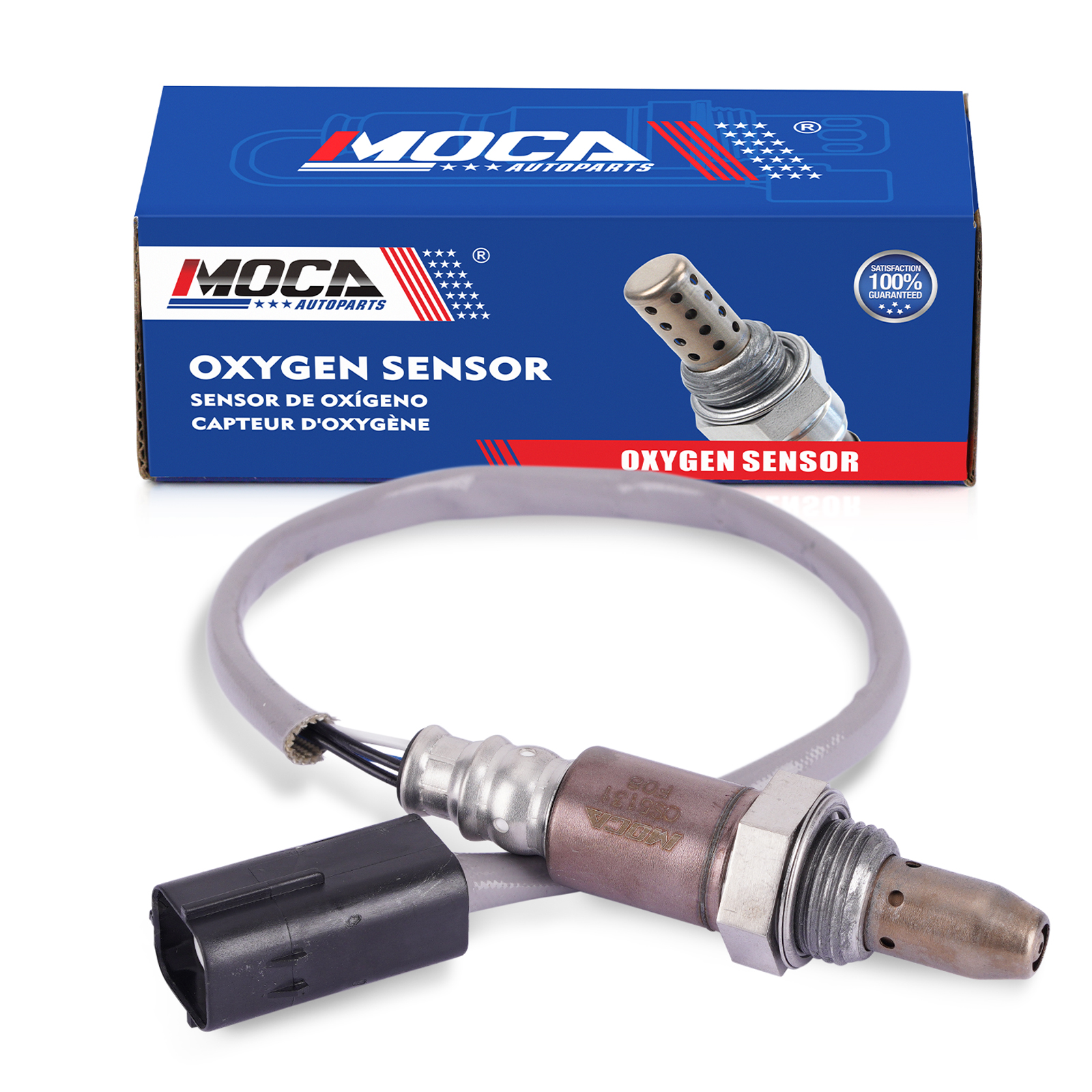 2Pcs Downstream O2 Oxygen Sensors For 2009-2011 Nissan Murano 3.5L (4-Wire, M18 Thread)