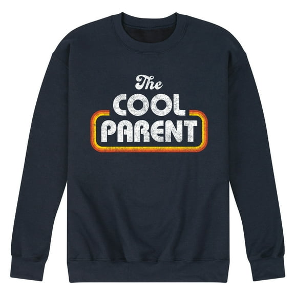Instant Message - The Cool Parent  - Men's Crew Neck Fleece Pullover