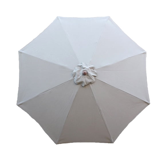 Covered Living 10ft Market Patio Umbrella Replacement Cover Canopy, 8 Ribs, Taupe Color (CANOPY ONLY)