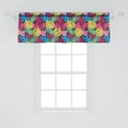 thumbnail image 2 of Ambesonne Botanical Valance Pack of 2, Banana Leaves Palm Tree, 54"X18", Multicolor, 2 of 2
