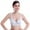 White, variant on BLTIBY Seamless Everyday Bras for Women Solid Color Lace Wireless Full Coverage Bra Comfortable No Underwire Bralettes White 32B