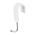 thumbnail image 1 of Uxcell Wardrobe Kitchen Plastic S Shaped Hang Hooks White Polish 19mm Diameter 7pcs, 1 of 7