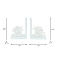 thumbnail image 7 of Sagebrook Home Set Of 2 Crystal Lotus Bookends, Rainbow, Novelty, Glass, Glam, 4"L X 4"W X 6.5"H, Solid Color, 7 of 7