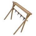 thumbnail image 4 of Balcony Flower Rack, Camping Storage Stand Space Saving Wear Resistance Foldable with 5 PU Hook for Farm, 4 of 8