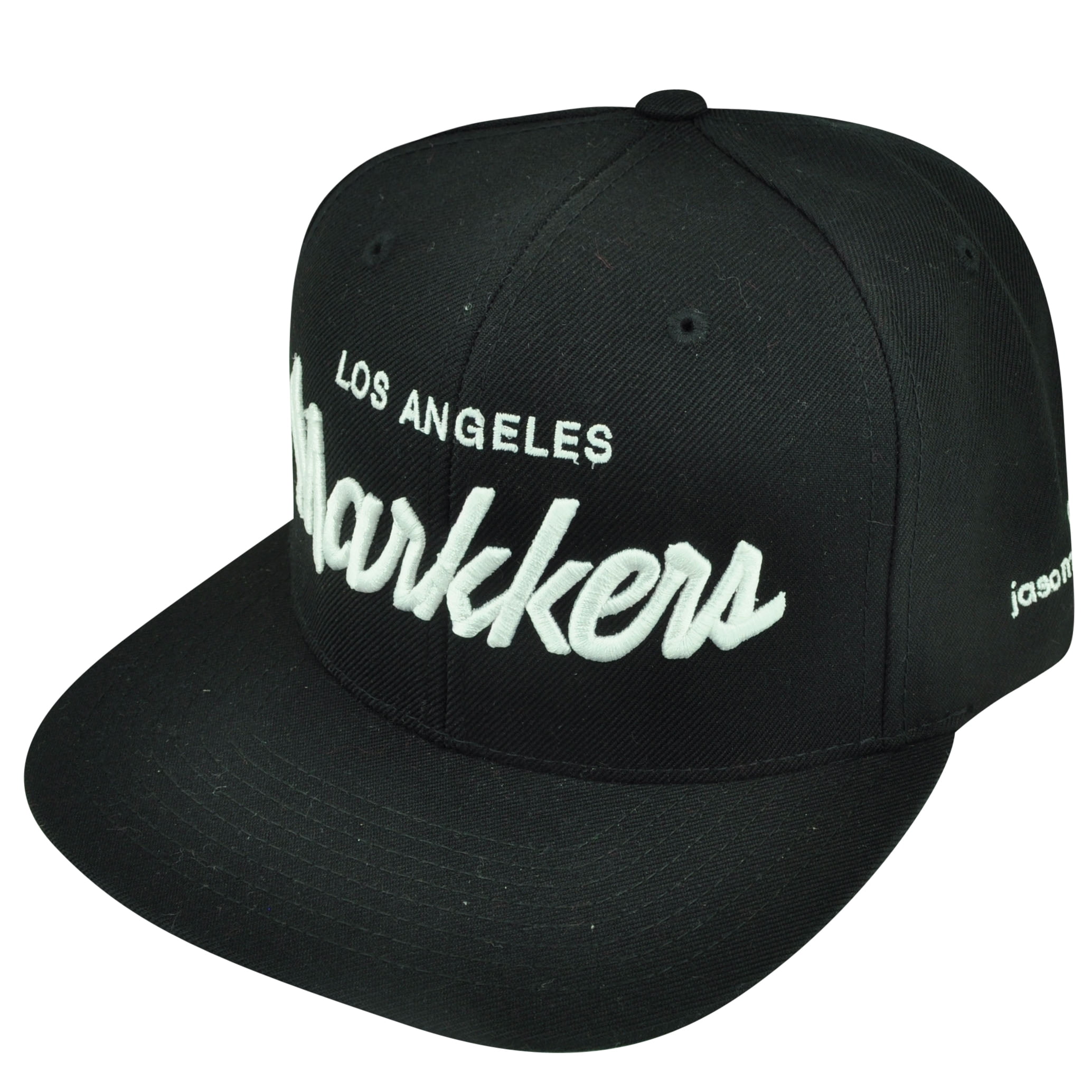 Starter Los Angeles Makkers Jason Mark Snapback Flat Bill Hat Cap Black