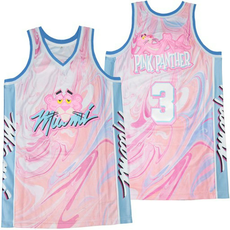 Men's Movie Basketball Jersey Pink Panther Sports Fan Clothing