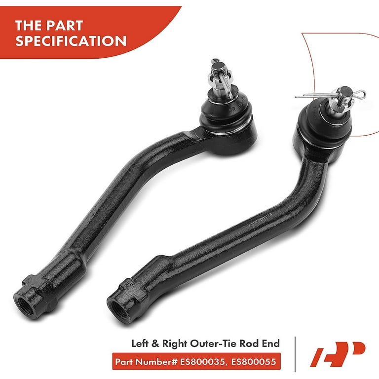 Metrix Premium Front Outer Tie Rod End Kit For Kia Sorento, Hyundai Santa Fe & Veracruz (2011-2013, 2007-2012)