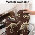 thumbnail image 5 of Brown Cartoon Dinosaurs Fossils Pattern Bathroom Rugs Mat,Non Slip Microfiber Bathroom Rug,Rubber Backing,Soft Bathroom Mats for Bathroom Floor,Tub and Shower,17x30in(43x75cm), 5 of 5