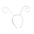 thumbnail image 2 of Diadema con antenas de animales, banda elástica ajustable para el cabello, ideal para juegos de rol, fiestas y cosplay. Blanco, 2 of 9