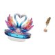 thumbnail image 5 of Escultura de cisne, estatua de cisne, figura de ganso, adorno de hoja, acrílico, hierro, madera, decoración artística, adecuada para sala de estar, do, 5 of 8
