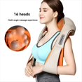 thumbnail image 4 of Capa de Masaje para el Hogar, Masajeador Automático de Amasamiento para Cumpleaños de Mujeres, Hombres, Madres y Padres, Masajeador con Calefacción Enchufe Estadounidense, 4 of 5