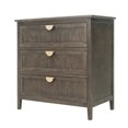 thumbnail image 3 of 3-Drawer Cabinet,Modern Chest of Drawers,Mid-Century Storage Cabinet,Solid Wood Dresser with Large Storage Space,Suitable for Bedroom,Living Room,Study Room,31.54"LX15"WX30.75"H,Grey, 3 of 7