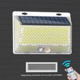 thumbnail image 3 of 328LEDs Solar Garden Outdoor LED Wall Light Home Outdoor Waterproof Magnetic Remote Control 4 Side Lighting Sensor Wall Light, 3 of 6