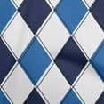 thumbnail image 1 of oneOone Polyester Spandex Blue Fabric Argyle Craft Projects Decor Fabric Printed By The Yard 56 Inch Wide, 1 of 4