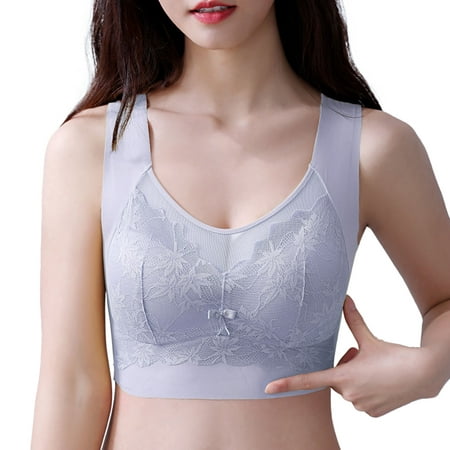 

Eashery Lace Bras for Women Comfort Devotion Demi T-Shirt Bra Velvety Full-Coverage Bra Comfortable Bra with Convertible Straps for Everyday Blue 4X-Large