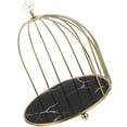 thumbnail image 1 of Golden Iron Glass Makeup Organizer Shelf for Home Use Stylish Cosmetics Storage Corner 12.5 x 10.5 x 5.5 inches, 1 of 4