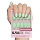 thumbnail image 1 of Press On Nails Glamnetic, verde menta, liso, opaco, corto, ovalado, 1 of 6