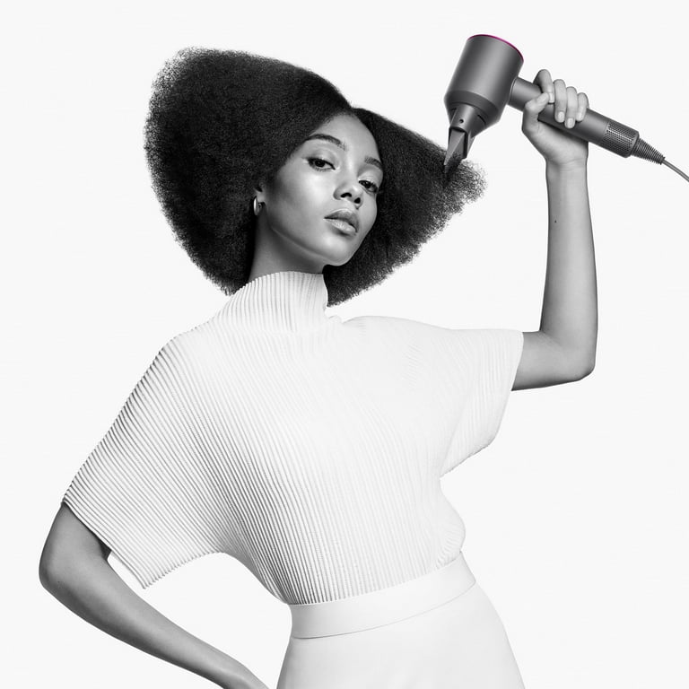 Dyson Supersonic Hair Dryer, Refurbished, Iron/Fuchsia, Magnetic