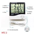 thumbnail image 2 of Digital Temperature Humidity Monitor LED Screen Precision for Home Indoor Fish Tank Refrigerator ,High Precision, 2 of 5