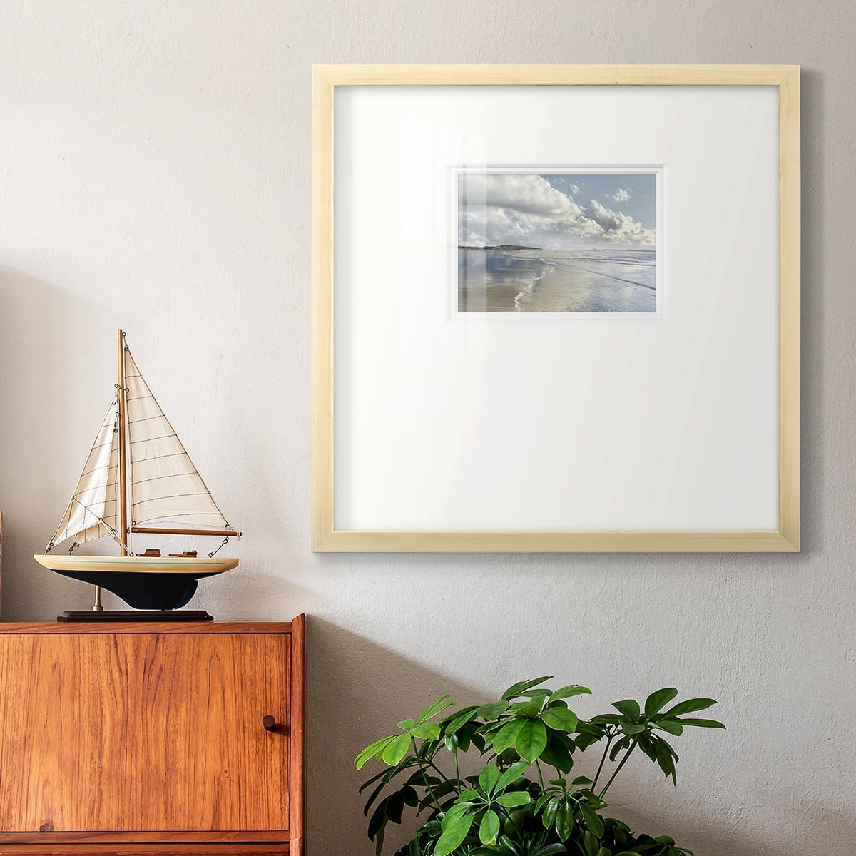 Infinity BeachPremium Framed Print