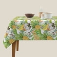 thumbnail image 3 of Wukai Gnome and Pineapple Waterproof Tablecloth for Kitchen Dining, Fits Square Tables for 2-4 Seats -54"x54", 3 of 7